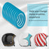 Xuniea 10 Rolls Pinstripe Tapes Vinyl - Thin Automotive Masking Tape for Curves, 33 Meters Each Roll (Blue, 0.12 Inch)