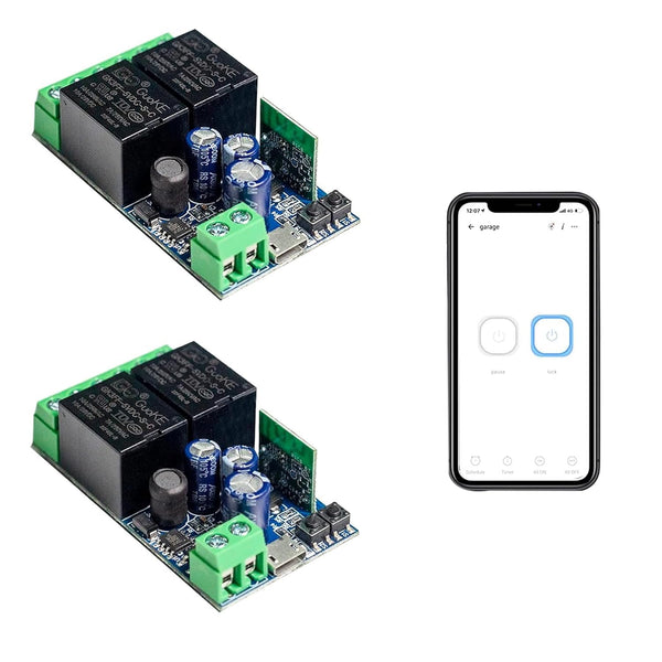 Ewelink WiFi Wireless Smart Relay Module USB 5v DC7V/12v/24v/48v 2 Channel Switch