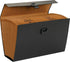 Smead A-Z and Subject Expanding File Box, 19 Pockets, Legal Size, Black, Latch Closure