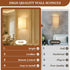 Set Dimmable 16 OCATO Battery Operated Wall Sconce: Wireless Wall Sconces of Two Magnetic Lamp Rechargeable Lights