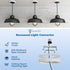 4-6 OHLECTRIC Recessed Can Light Conversion Kit to Pendant Lights Medium Base Converter Compatible with Recessed Can