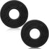 2 Pack Black Ceiling Medallion for Light Fixtures and Ceiling Fans Chandeliers