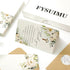 50 FYSUIMU Pcs Funeral Thank You Cards Bulk with Envelope Sticker Floral Sympathy Blank Note Cards White Flower Cross