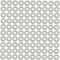 KrrNFYSG Flat Washers 100pcs Flat Washers 304 Stainless Steel Lock Washer Spacers Flat