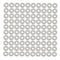 PZEOB Flat Gasket 100pcs Flat Washers 304 Stainless Steel Lock Washer Spacers Flat