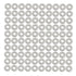 PZEOB Flat Gasket 100pcs Flat Washers 304 Stainless Steel Lock Washer Spacers Flat