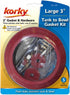 Korky 481BP Universal Toilet Tank To Bowl Gasket & Hardware Kit - Fits Most 3-Inch, 2-Piece Toilet Tanks