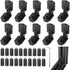 10PCS 4040 Corner Bracket L-Shape Connector for 4040 Aluminum Extrusion Accessories (Black)