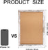 Decorative Hanging Cork Board, Framed Bulletin Board for Walls, Vision Board for School Home Kitchen Office