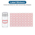 PATIKIL 25 Pack 10ml Clear Glass Vials, Small Liquid Sample Bottles with Screw Caps, Plastic Stoppers, 64 Labels