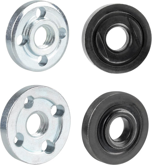 Yakamoz Drill Angle Grinder Adapter with Flange Nut Parts Set, 6mm and 10mm Drill Arbor Mandrel Adaptor