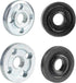 Yakamoz Drill Angle Grinder Adapter with Flange Nut Parts Set, 6mm and 10mm Drill Arbor Mandrel Adaptor