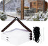 Generic Clear Waterproof Tarp with Grommets, Heavy Duty Vinyl Tarpaulin, Tear Resistant Transparent