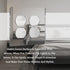 1 Pcs Mirror Outlet Covers, Durable Acrylic Mirrored Double Gang Wall Plate for Electrical Outlets