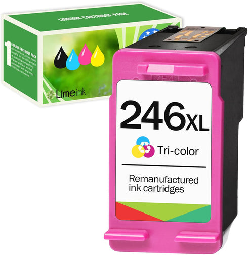 Limeink 1 Remanufactured Ink Cartridge Replacement for Canon 246xl Color Ink Cartridge for Pixma 246