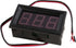 3-Wire Digital Voltmeter DC 0.00-30.0V with Green LED Display and Reverse Polarity Protection by HWMATE