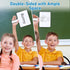 Marte Vanci Dry Erase Answer Paddles, Quick Response White Boards with Magnetic Markers, Double Sided Paddles