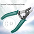 Gucagle 3 Reset Fiber Optic Stripper Hole Adjustable Aperture Auto Ergonomic Wire Stripping Tool for Electrical Work