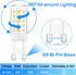 Marxlait 8-Pack G9 Bulb, 40 6000K, Non-dimmable T4 Bulb G9 120V Bulbs LED watt Halogen Replacement, Daylight White LED