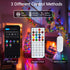 100 33ft JMEXSUSS LED Color Changing String Lights, String Lights Indoor with Remote & APP, Clear Wire Smart Twinkle