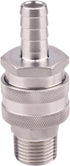 DERNORD Stainless Steel Quick Disconnect Set - Beer Brewing Connector Kit, Pack of 2