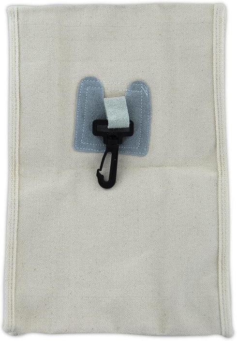MAGID A.R.C. Cotton Twill Canvas Glove Bag for Rubber Insulating Electrical Gloves,White