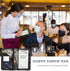 SDDFRHGH Server Books for Waitress,Waiter Book Server Organizer with Zipper Pocket,PU Leather Waitress & Waitstaff Book