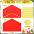 Outus Christmas Envelopes 100 Pack #10 Business Envelopes with Gold Border, Self Adhesive Mailing Envelopes (Red, Green)