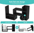 NUTIKAS Desk Shelves Desktop Organizer Shlef - Black Office Organization for Top of Desk Organizers and Accessories