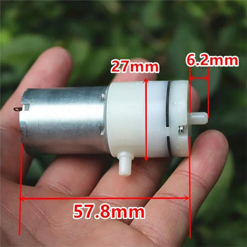 GJWBAKS 1pc 3.7V 5V 6V 7.4V 370 Micro Air Pump Breast Pump Small Vacuum Diaphragm Negative Pressure Pump