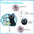Funny Badge Reel Retractable Nurse Badge Holders with Alligator Clip Pediatric Pharmacy Badge Buddy RN LPN CNA MA