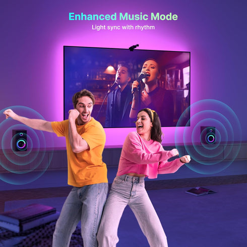 Immersive 65 24-100inch 14.8FT deerdance TV LED Backlight Sync to Screen TV LED Lights that Change with TV Picture LED