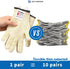 Schwer SlicePro ANSI A9 Cut Resistant Gloves PR1501, Food Grade Reliable Cutting Gloves for Kitchen (1 Pair, M)