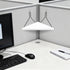APUDWN 11.8 Inch Planter(White1 Fabric Wall Cubicle Corner Shelf with Hooks Wooden Triangular Cubicle Corner Shelf