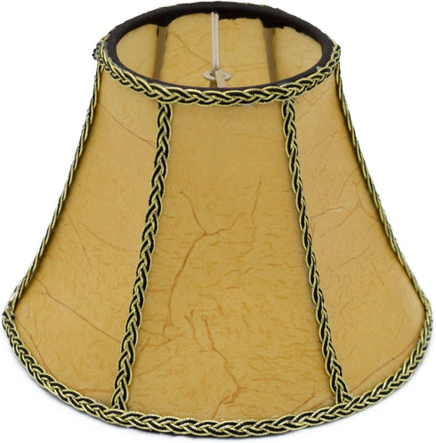 8 Inch 4x8x6 Upgradelights Aged European Parchment Clip On Chandelier Shade