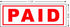 Imprint 360 AS-IMP1027 Heavy Duty Commercial Quality Self-Inking Rubber Stamp - Red Ink, 9/16" x 1-1/2" Impression