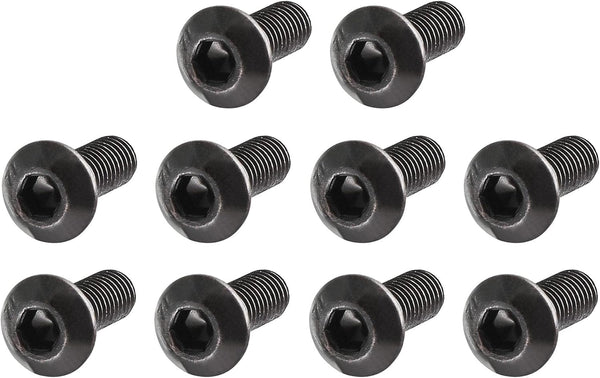 uxcell M3x8mm Thread Button Head Hex Socket Cap Screw Bolt, 100pcs