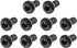 uxcell M3x8mm Thread Button Head Hex Socket Cap Screw Bolt, 100pcs