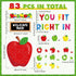 Back to School Bulletin Board Decorations Set Apple Puzzle Pieces Paper Cutouts Borders Motivational You Fit Right in Welcome Back Classroom Decorations First Day of School Party Supplies by Pasimy