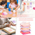 Yexiya 64 Pcs Lined Sticky Notes, Self Stick Notes with Lines, Bright Assorted Colors, 1920 Sheets (4 x 6 Inch, 3 x 3