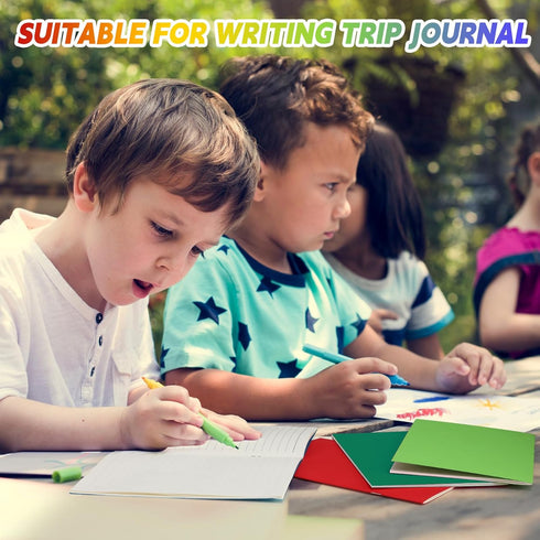 Gueevin 8 Pcs Blank Notebooks for Kids to Write Stories, Bulk Notebooks Journals for Students, 5.5" x 8.3" (Stylish