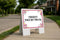 Frozen Yogurt Truck Spring Flowers Plum Pink A-Frame Double Sided 23x23 in.