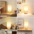 Set 2 3000K A15 Set 2, 9" Fenmzee Small Lamps of - Inline Control, Bedside Table Lamp for Bedroom with LED Blub, Easy