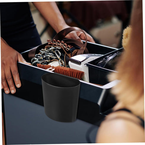 GLEAVI Hanging Bucket Storage Basket Beauty Supply Organizer Rolling Cart Hanging Cups Small Wire Basket Space-saving