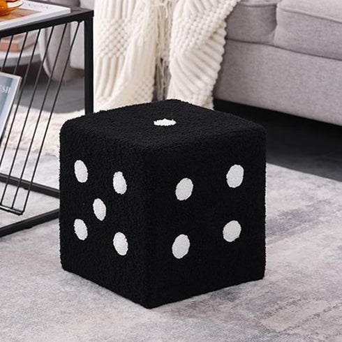 RiToEasysports 8x8x8 Inch Foot Stool, Soft Cube Design with Solid Wood Frame and High Density Foam Foot Rest