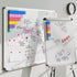 MaxGear Dry Erase Erasers, 36 Pack Magnetic Whiteboard Dry Erasers, Classroom, Office, Home, 6 Color Set