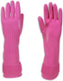 Kitchenware Mamison Quality Rubber Gloves Pink Size M, Waterproof Rubber Gloves 1 Pair, Korean Home and Improvement
