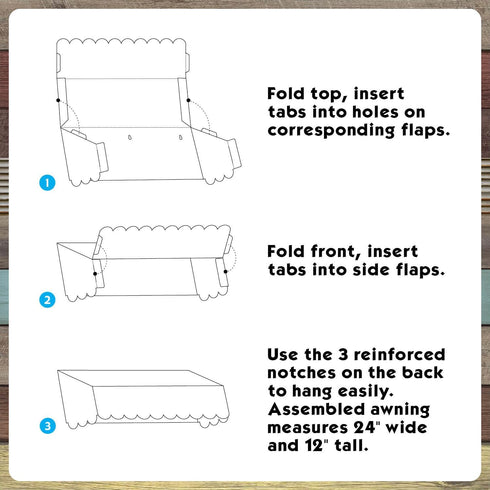 Teacher Created Resources Corrugated Metal Awning (TCR77180)