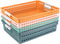 Turn in Trays Classroom, 4Pcs Paper Trays for Classroom, Book Baskets for Library, Office, Home