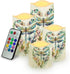 Dragonfly Floral Flameless Candles with Remote Timer Flickering LED Pillar Candles Color